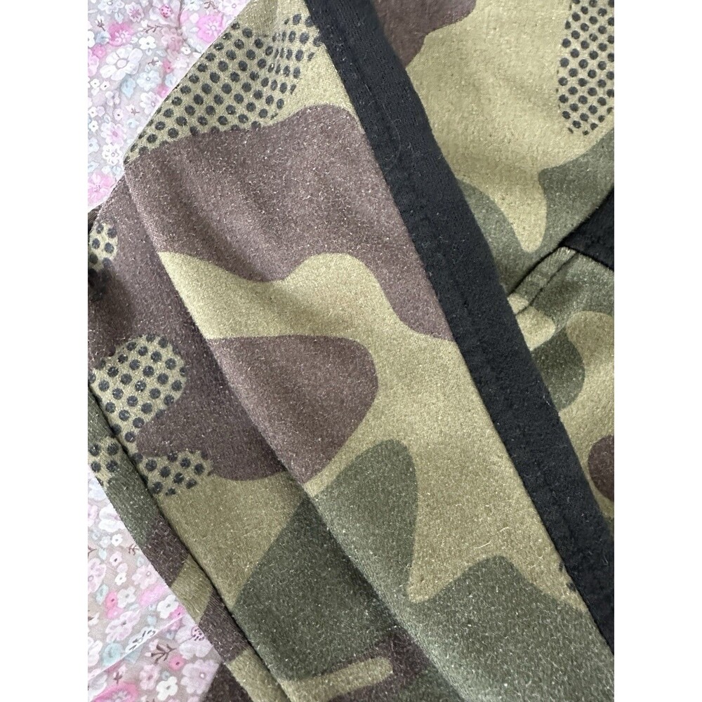 NBA Boys Youth Large (14-16) Camo Colorblock Pullover Hoodie - Black/Green - Picture 7 of 8